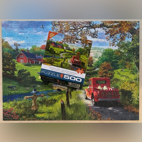 Eurographics “Country Drive” 500 piece puzzle - Picture 4 of 5